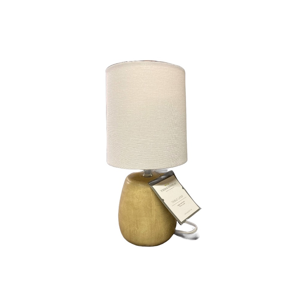 Threshold Light Oak Table Lamp 2 count